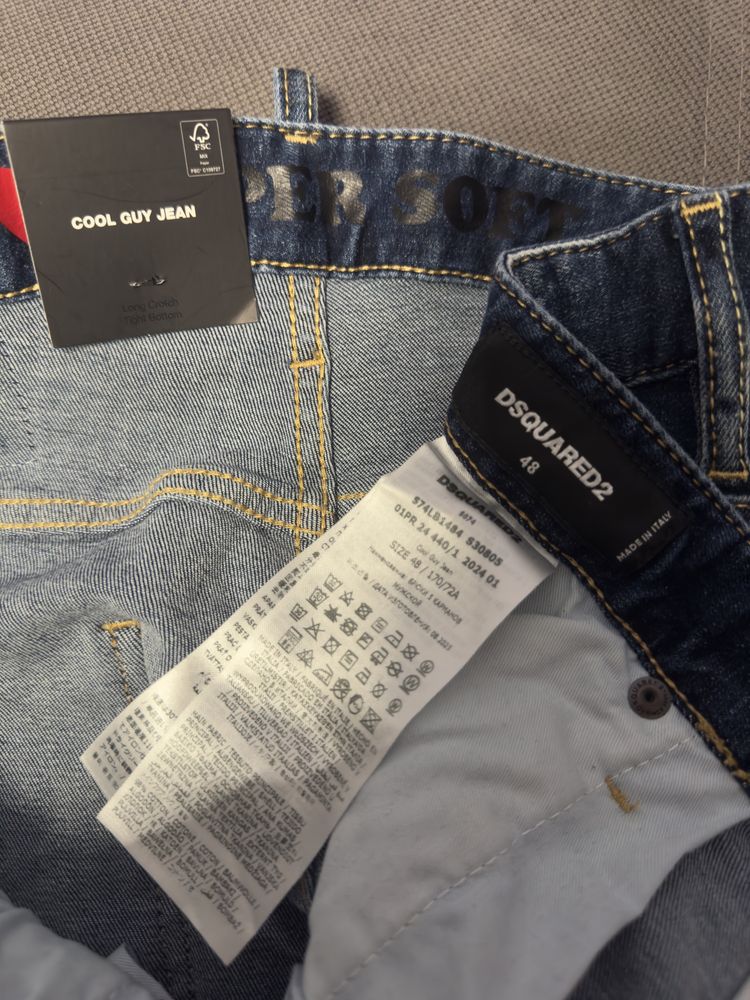 Blugi Dsquared2 Cool Guy - 100% ORIGINALI - Marimea 48, 50
