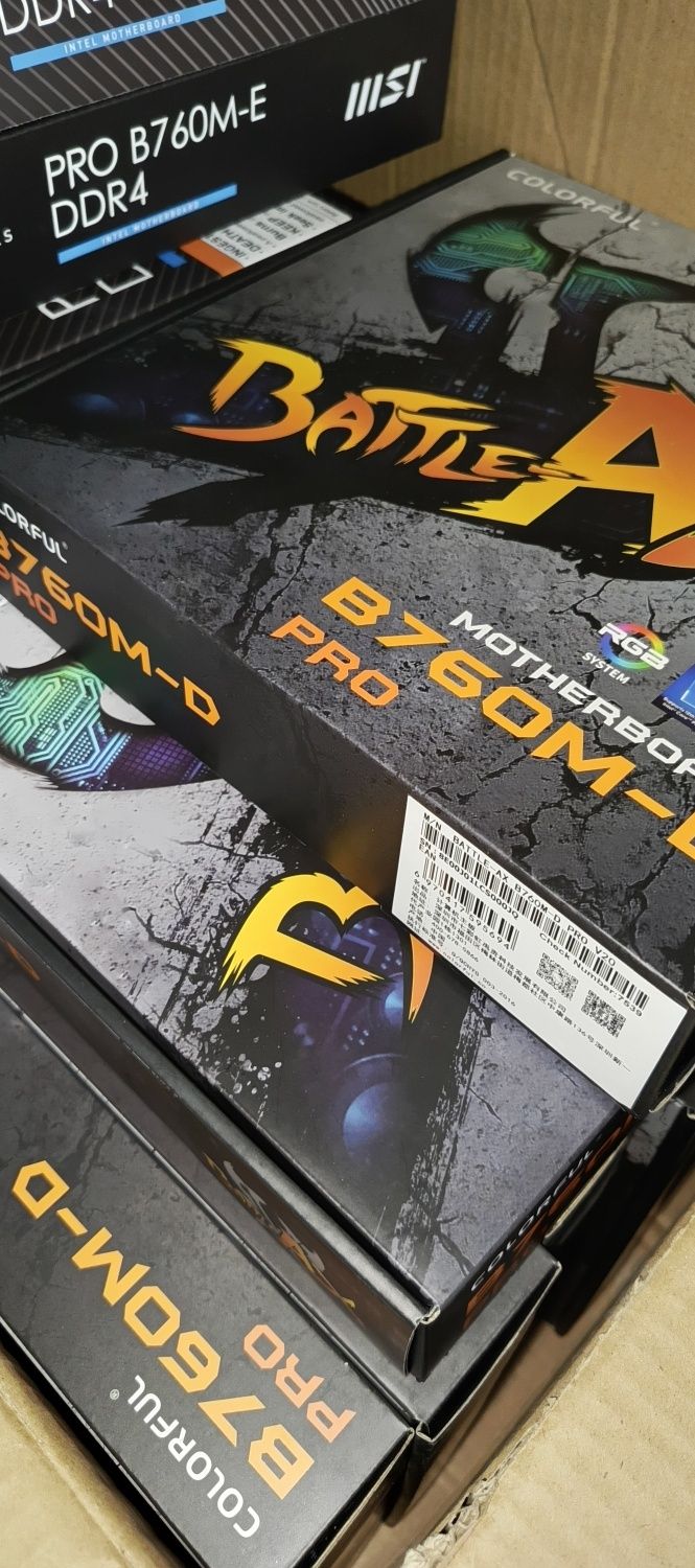 Продам новая материнская плат DDR4 B760M-D PRO V20 LGA 1700