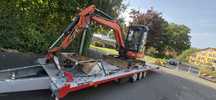 Vand miniexcavator Kubota kx101