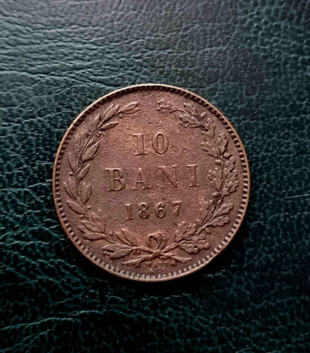 10 bani 1867 ,frumoasă