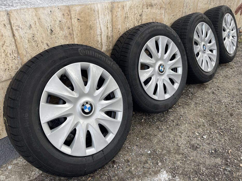 Jante Roti Tabla 16 BMW Seria 1 2 3 Anvelope iarna 205 60 R16 M+S