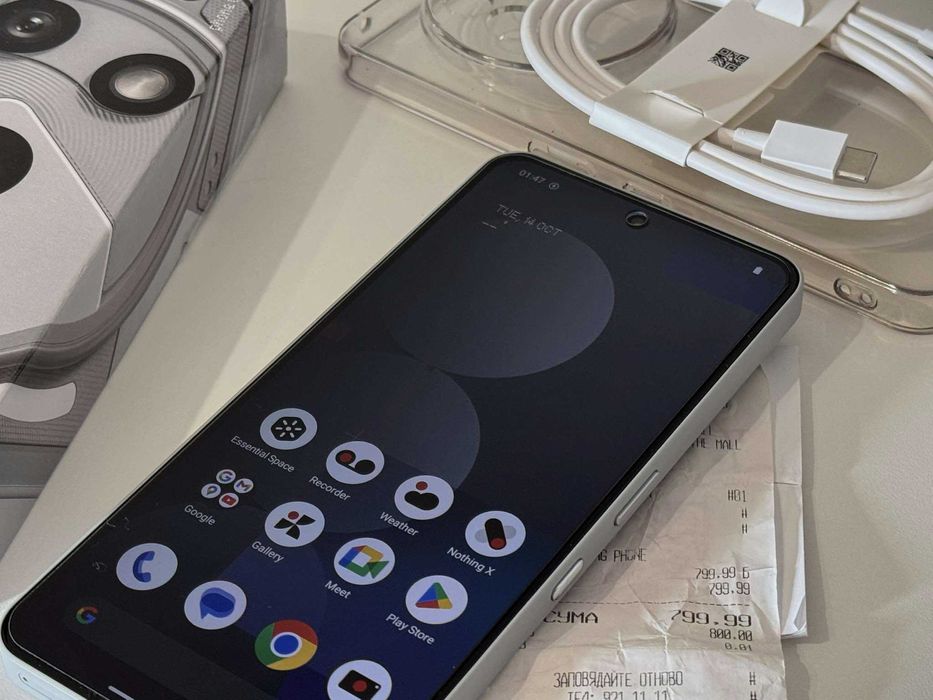 Бартер! Нов! 24м.Гаранция! Nothing Phone 3a Pro 256/12GB