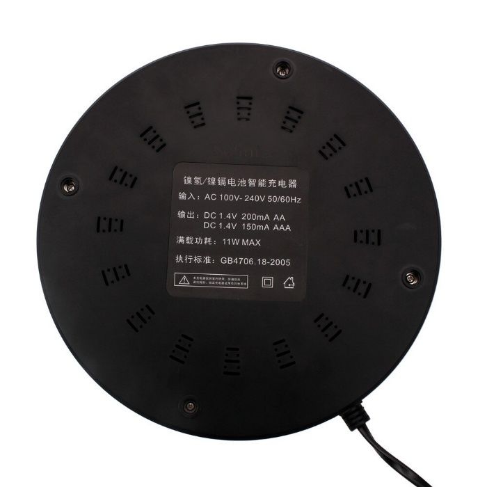 Încărcător rapid baterii AAA (R3) si AA (R6) 16 sloturi