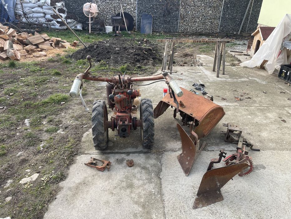 Motocultor Holder / Bungartz F6S + pluguri și freză – complet, Sibiu