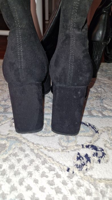 Сапоги замша р 40