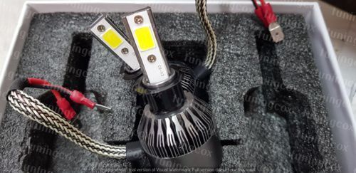 bec led h11 16000lm lumina rece 6500k