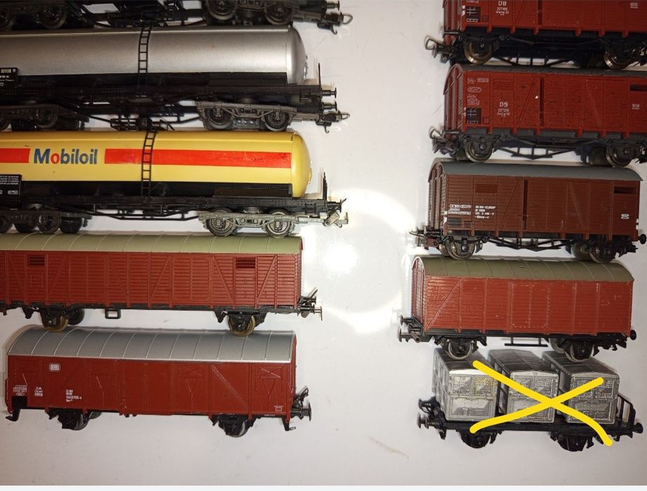 Vagoane marfă HO Rico, Lima , Piko trenulețe diorama