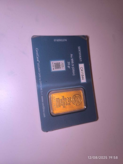 O'lchovli oltin quyma