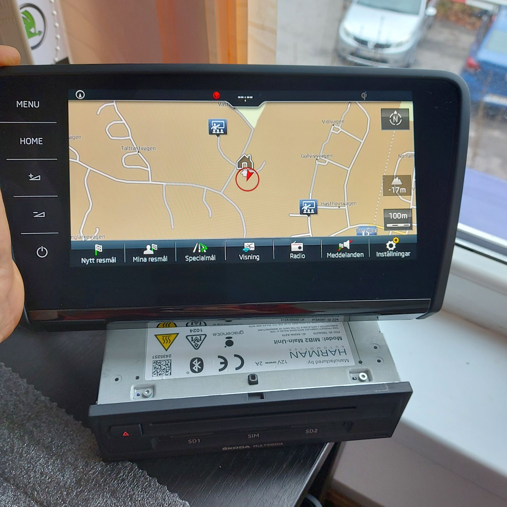 Navigatie gps originala discover media PRO mib 2,5 skoda Octavia