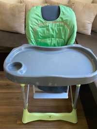 Зелено/сиво столче за хранене Cangaroo