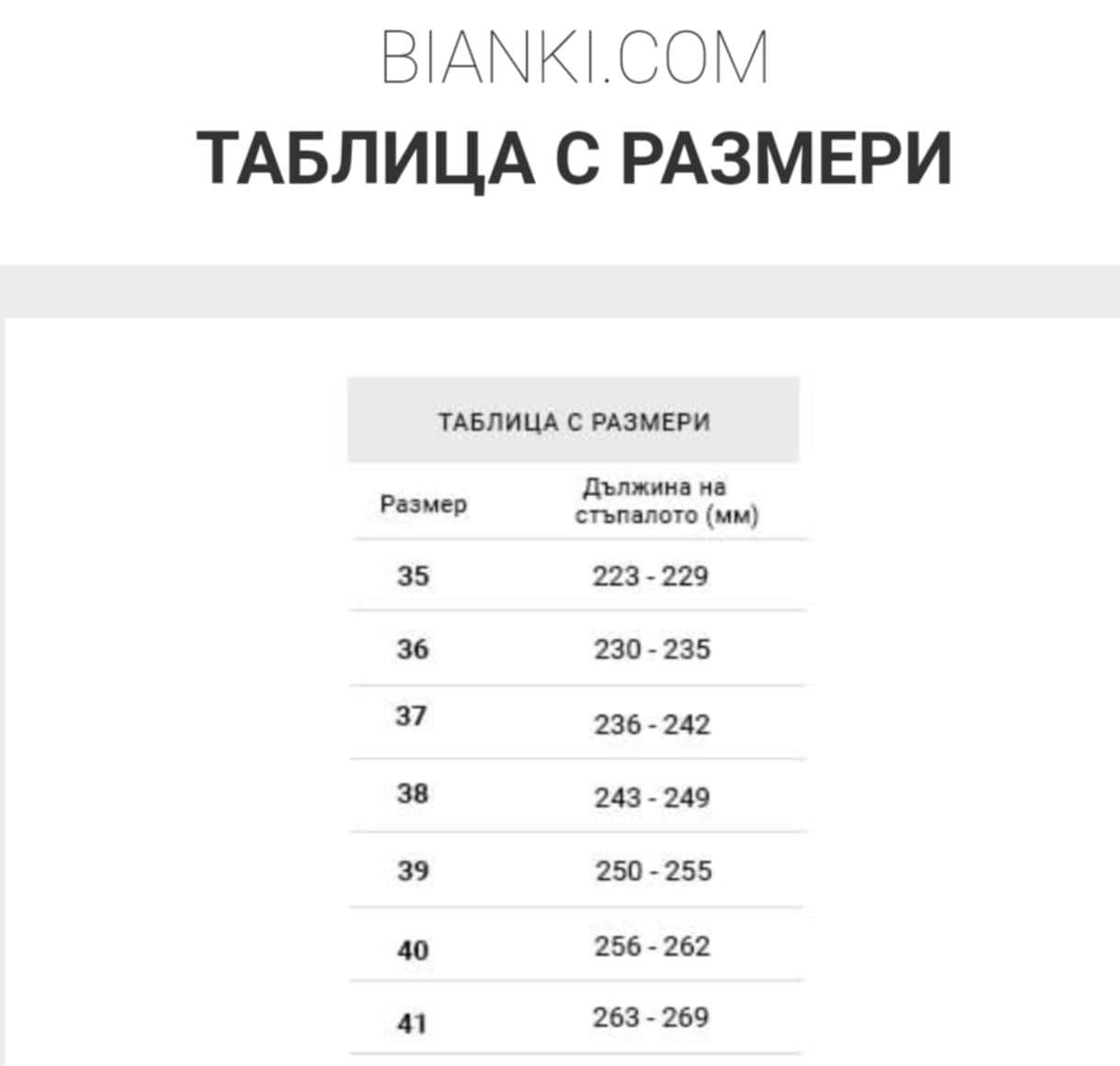 Bianki ежедневни обувки
