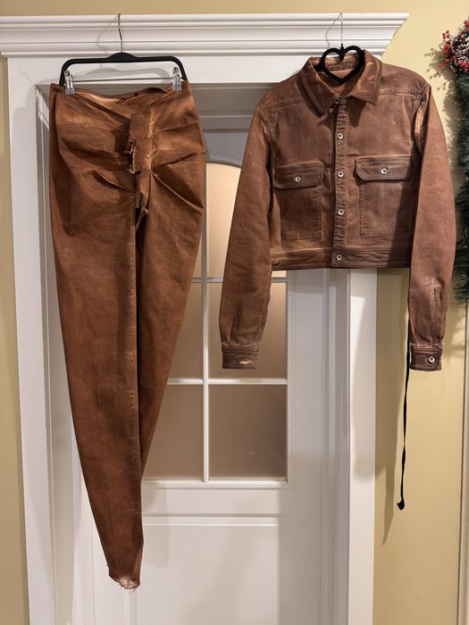 Пола и яке Rick Owens, размер 42, Дънков плат