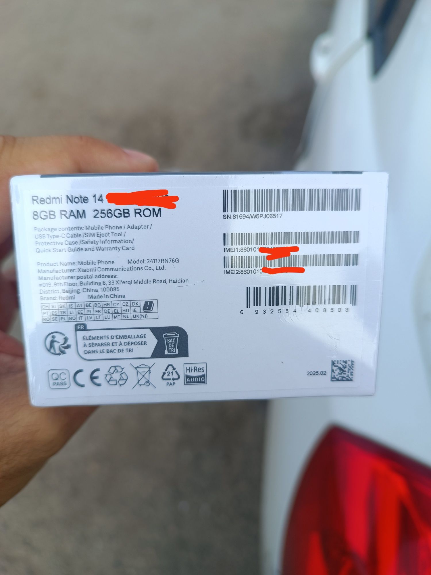 Redmi note 14 8/128