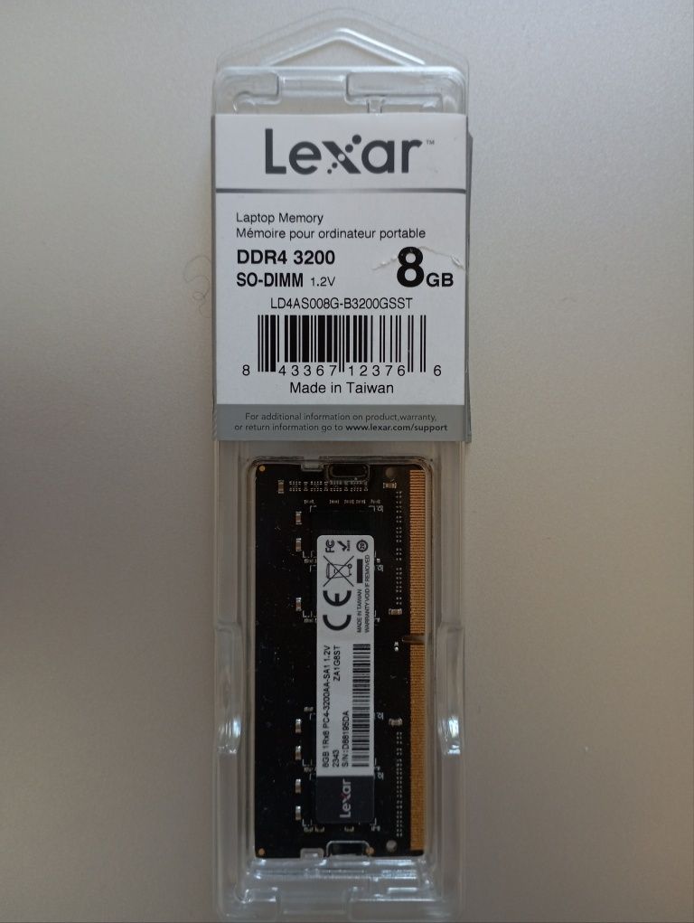 Lexar ddr4 8gb SodIMM 3200MHZ
