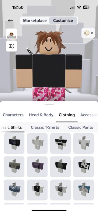 Аккаунт в игре Roblox