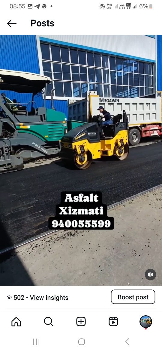 Asfalt Xizmati асфальт Хизмати