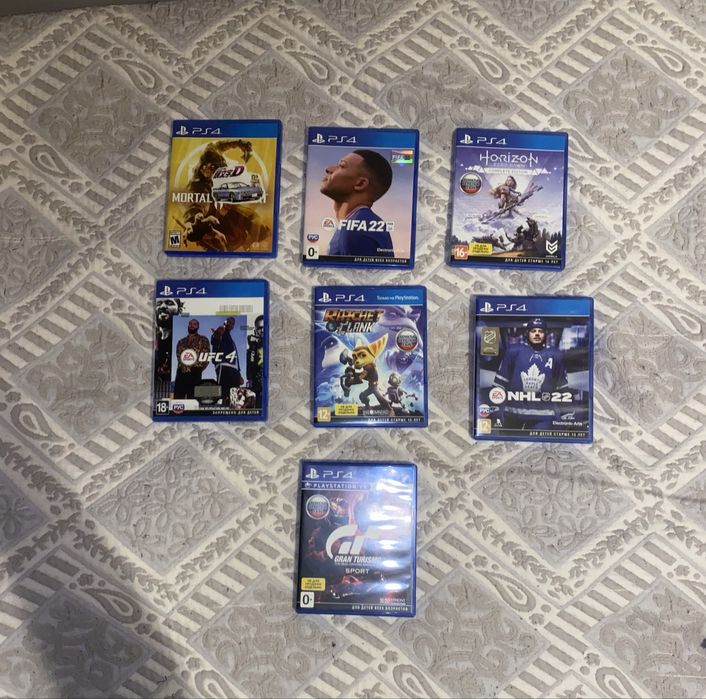 Игры PS4, FIFA22, UFC 4, NHL22