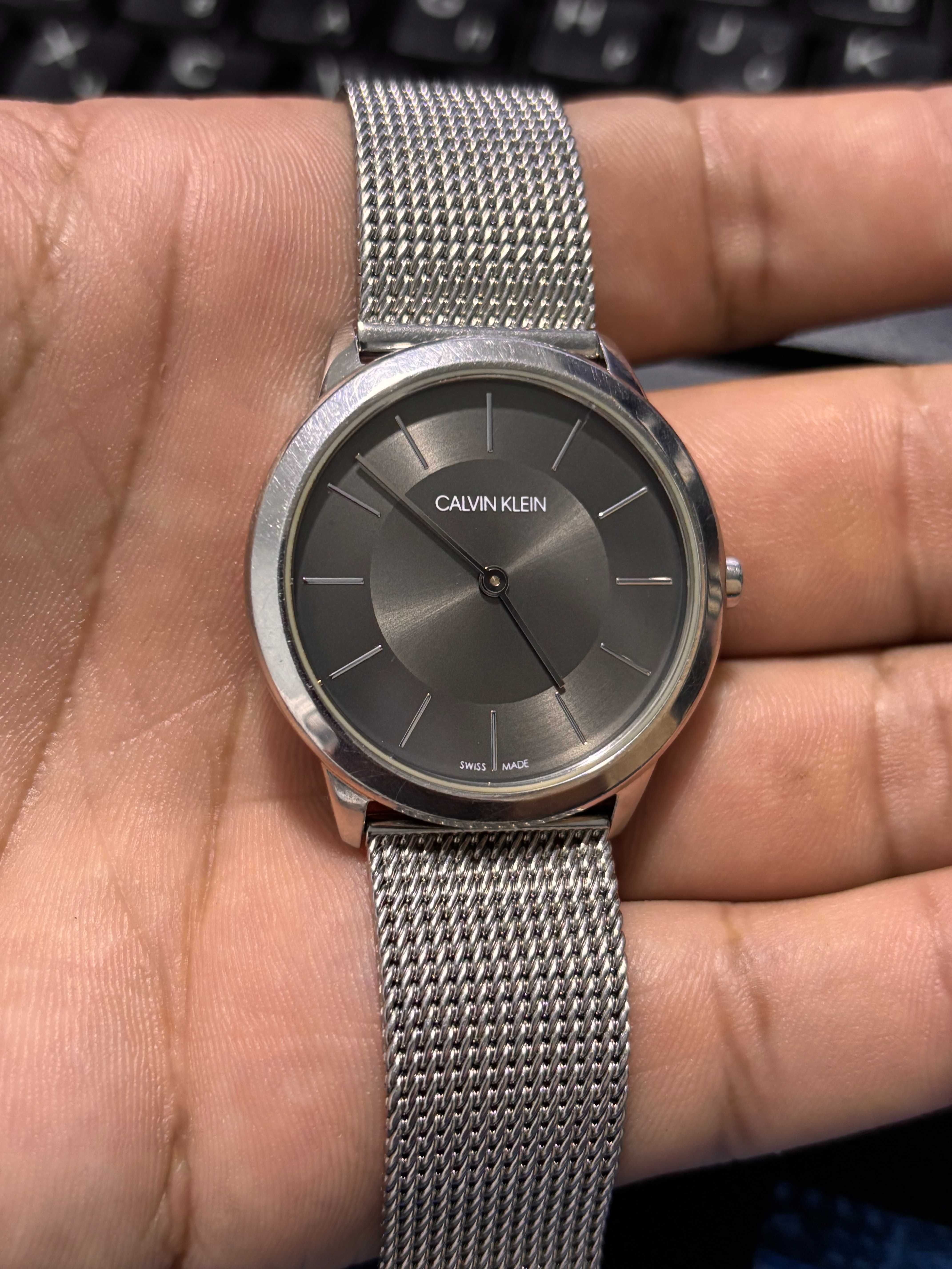 Calvin Klein K3M211-00 Mens Stainless Steel Watch Швейцария