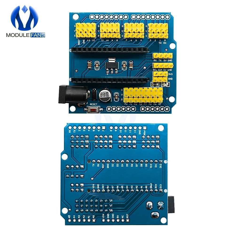 NANO I/O IO Expansion Sensor Shield Module + Arduino Nano V3.0