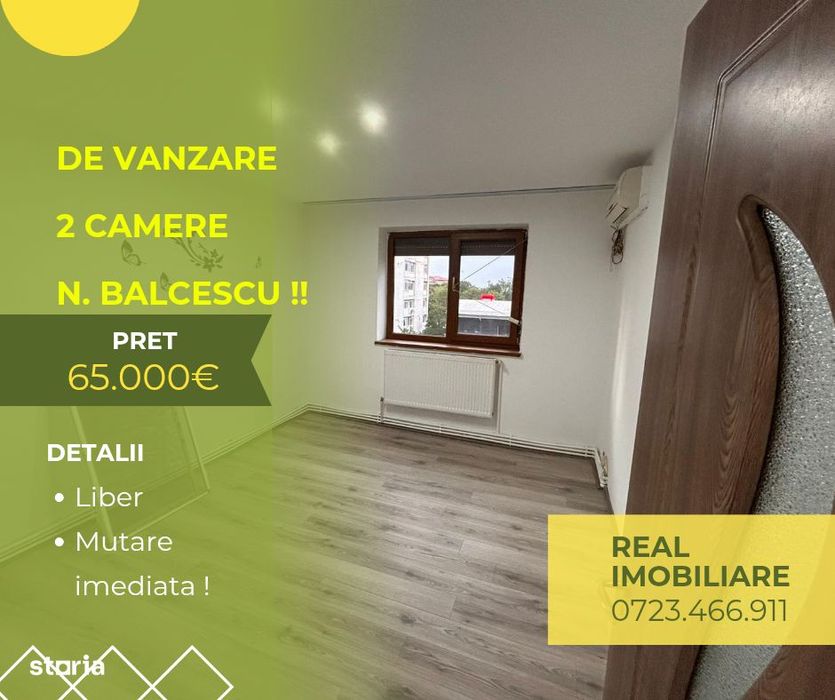 Apartament 2 camere Bdul Balcescu !