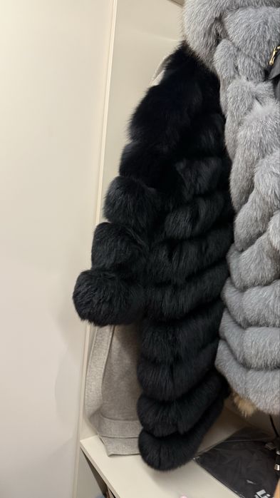 Палто от естествен косъм 6 в едно