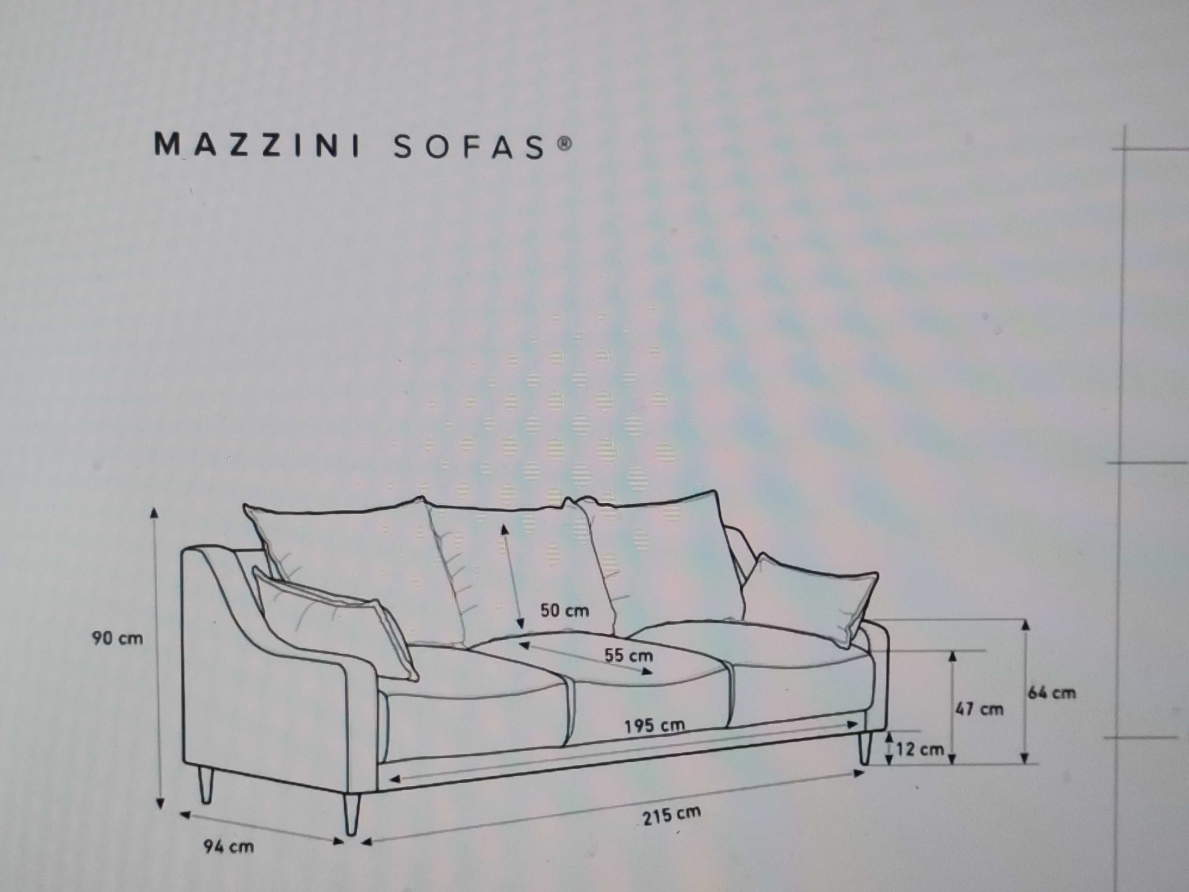 Canapea extensibila 3 locuri fresia - brandul Mazzini Sofas