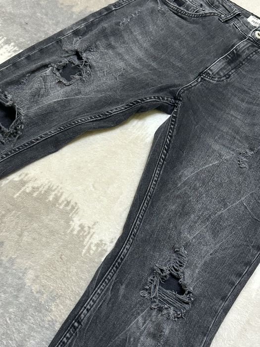 Pull&Bear Slim Fit Ripped Jeans