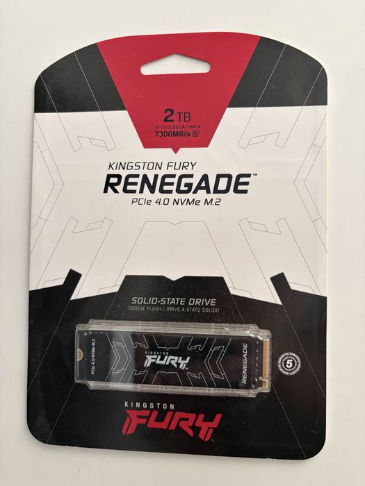 Solid-State Drive (SSD) Kingston Fury Renegade 2TB PCIe 4.0 NVMe M.2