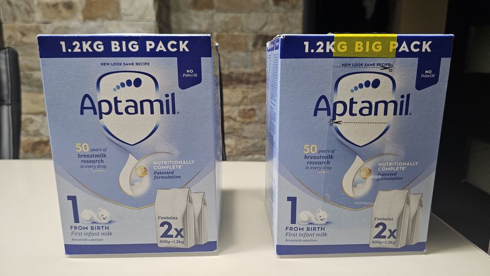 Адаптирано Мляко Aptamil 1 Big Pack от Англия