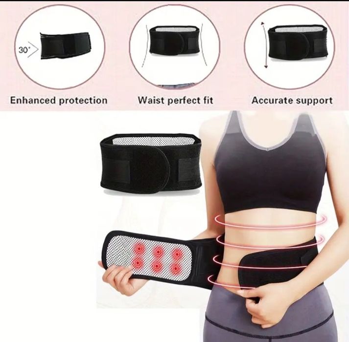 Brâu mijloc cu magneți , reglabil / centura lombara S-XL