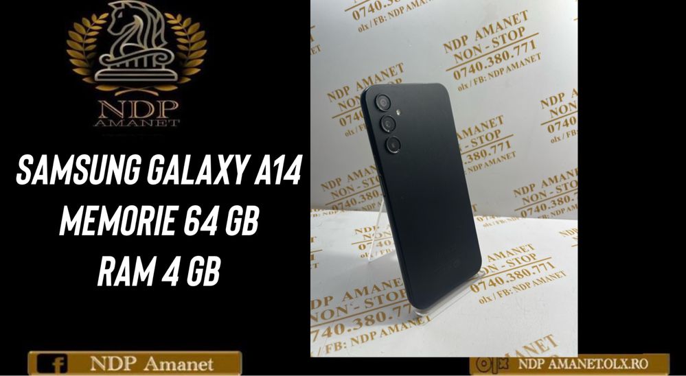 NDP Amanet NON-STOP Calea Vitan Nr.121 Samsung Galaxy A14 Black (18349