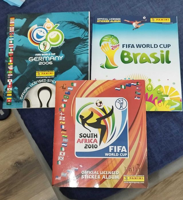 Albume Panini : World cup, Euro , Champions league