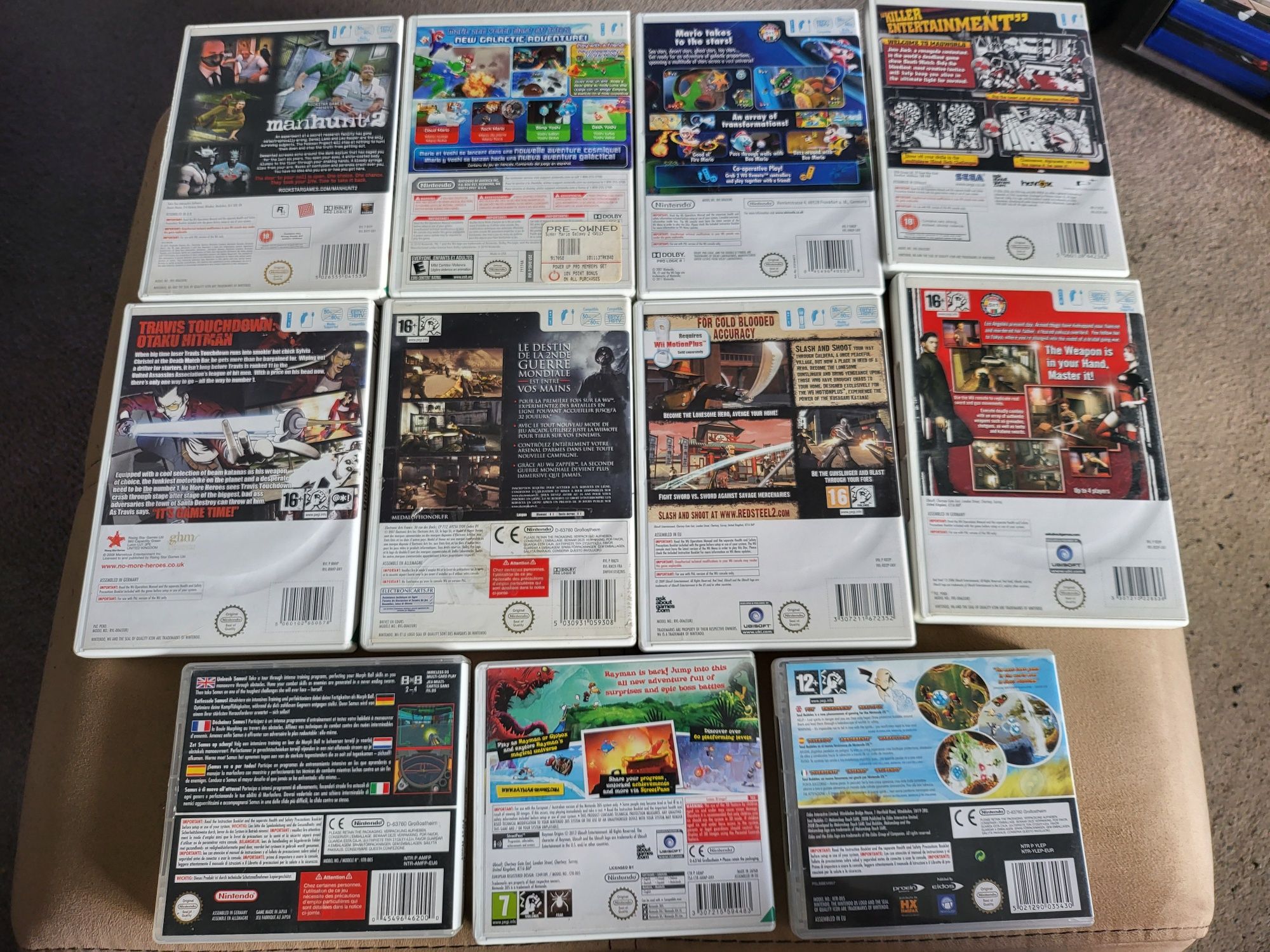 Комплект от 8 игри за Nintendo Wii и три за ds/3ds
