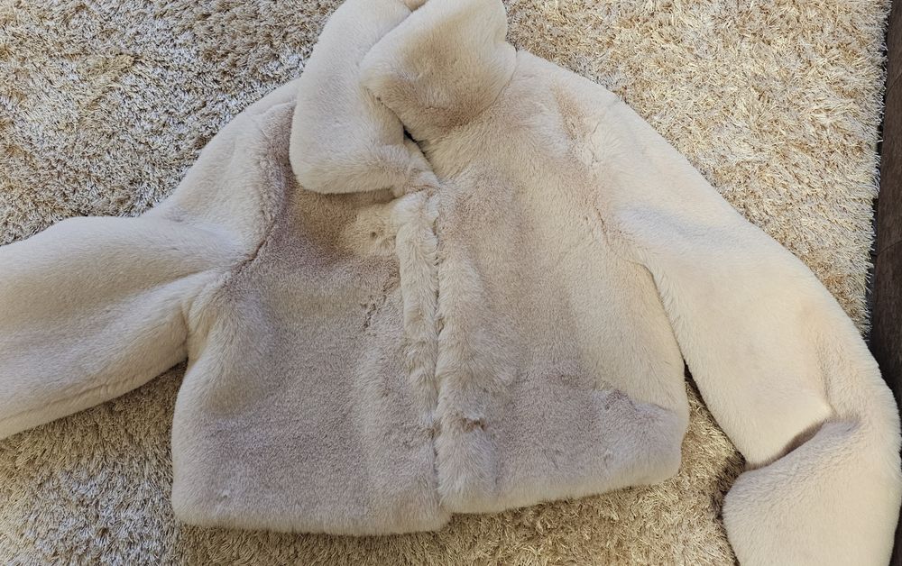 Пухено яке дамско