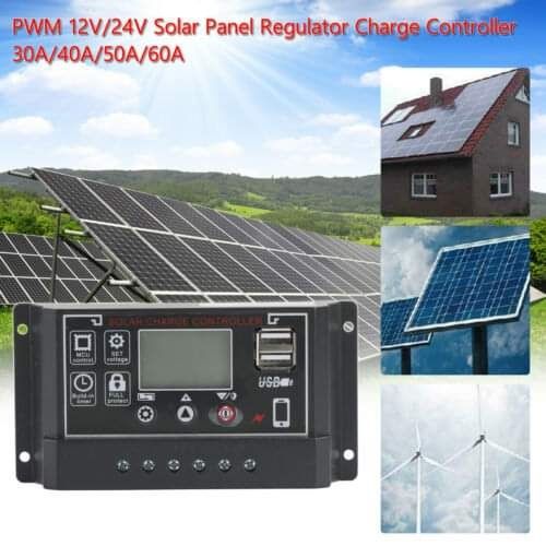 Kit Complet Curent Electric Panou Solar 440W+controler Ofer Montaj 6