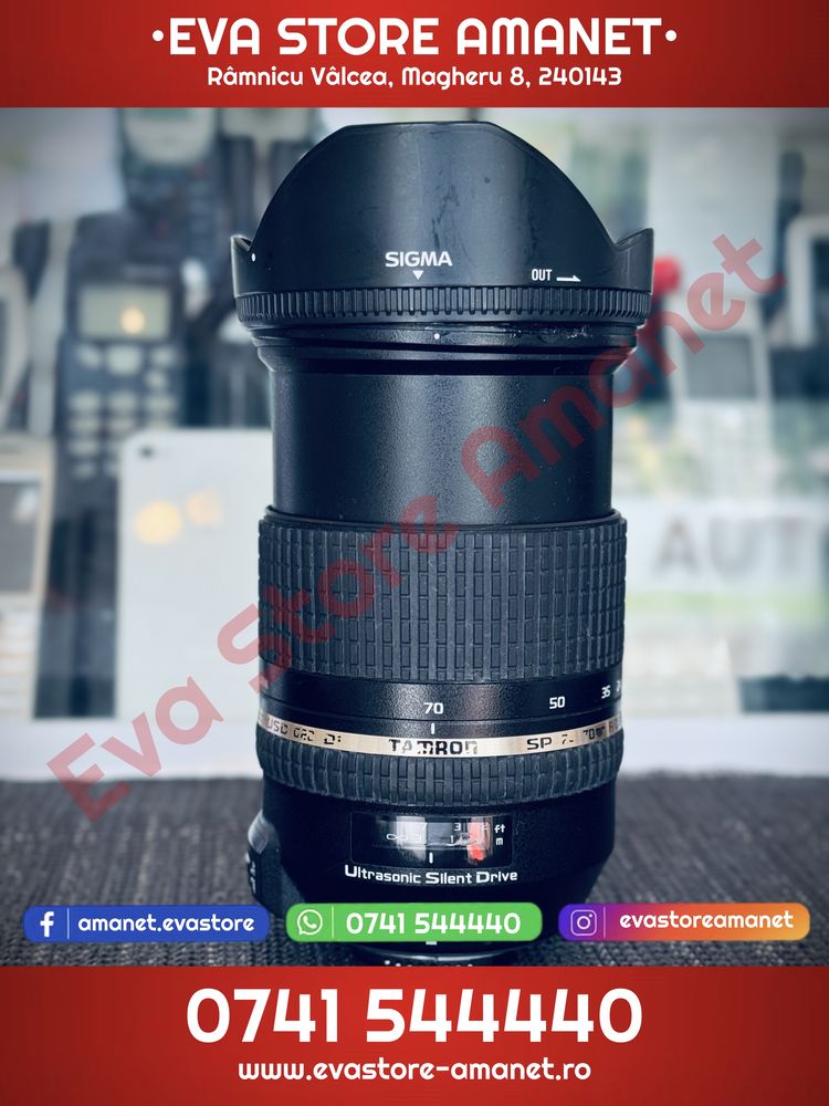 Aparat foto profesional NIKON D3 cu Obiectiv Tamron 24-70mm f/2.8