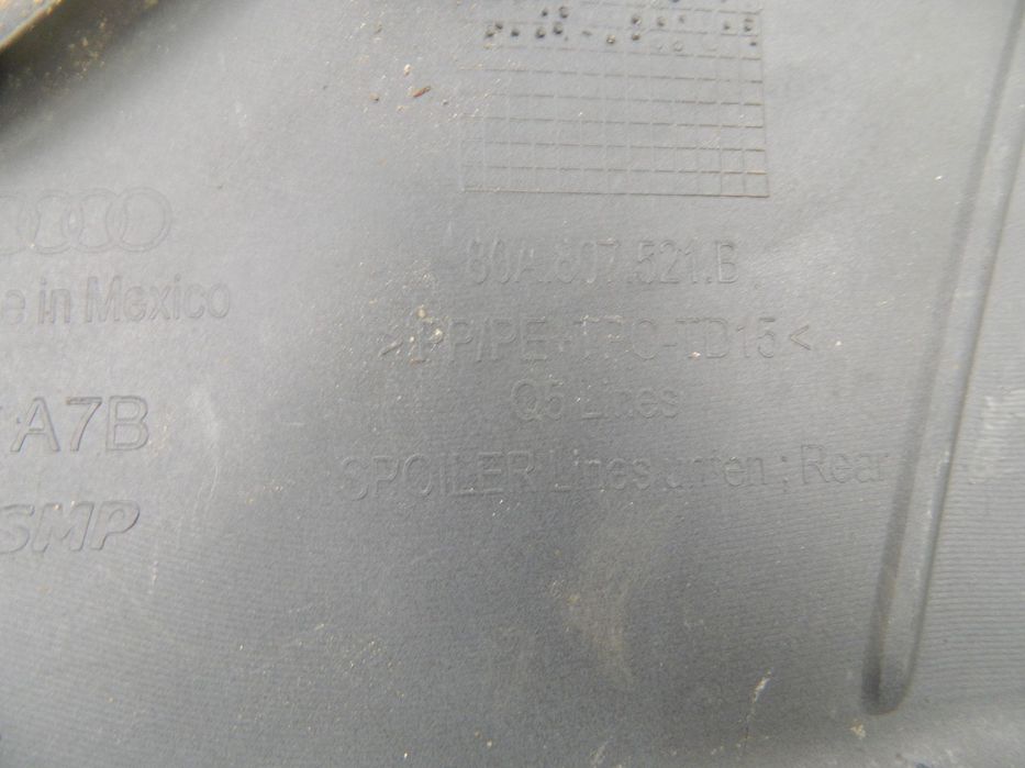 Spoiler bara spate Audi Q5, 2017, 2018, 2019, 2020, 80A807521B.