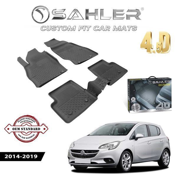 Гумени Стелки Sahler 4.5D за Опел Корса E / от 2014-2019г.