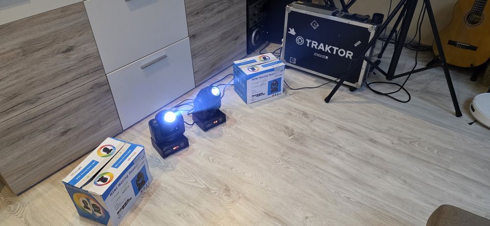 Moving head beam/spot Led 60w noi! Garantie Emag.