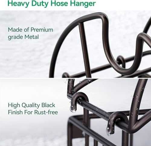 Нов Стенен държач за градински маркуч, издръжлив и лесен монтаж