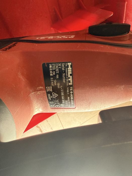 Hilti TE 6 - A36 AVR , перфоратор , пробивна машина , хилти