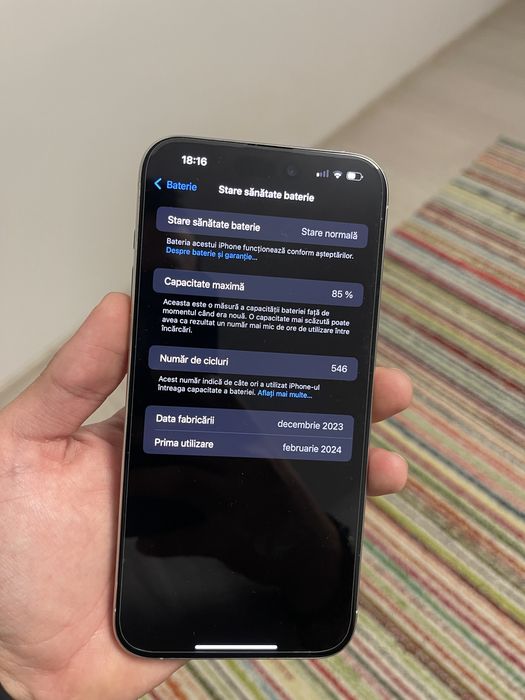 Iphone 15 Pro Max 256GB IMPECABIL