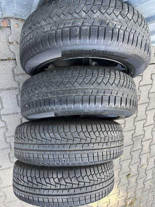 Jante 5x112mm, anvelope iarna 215/65 R17, VW Tiguan Audi Q3 Seat Skoda