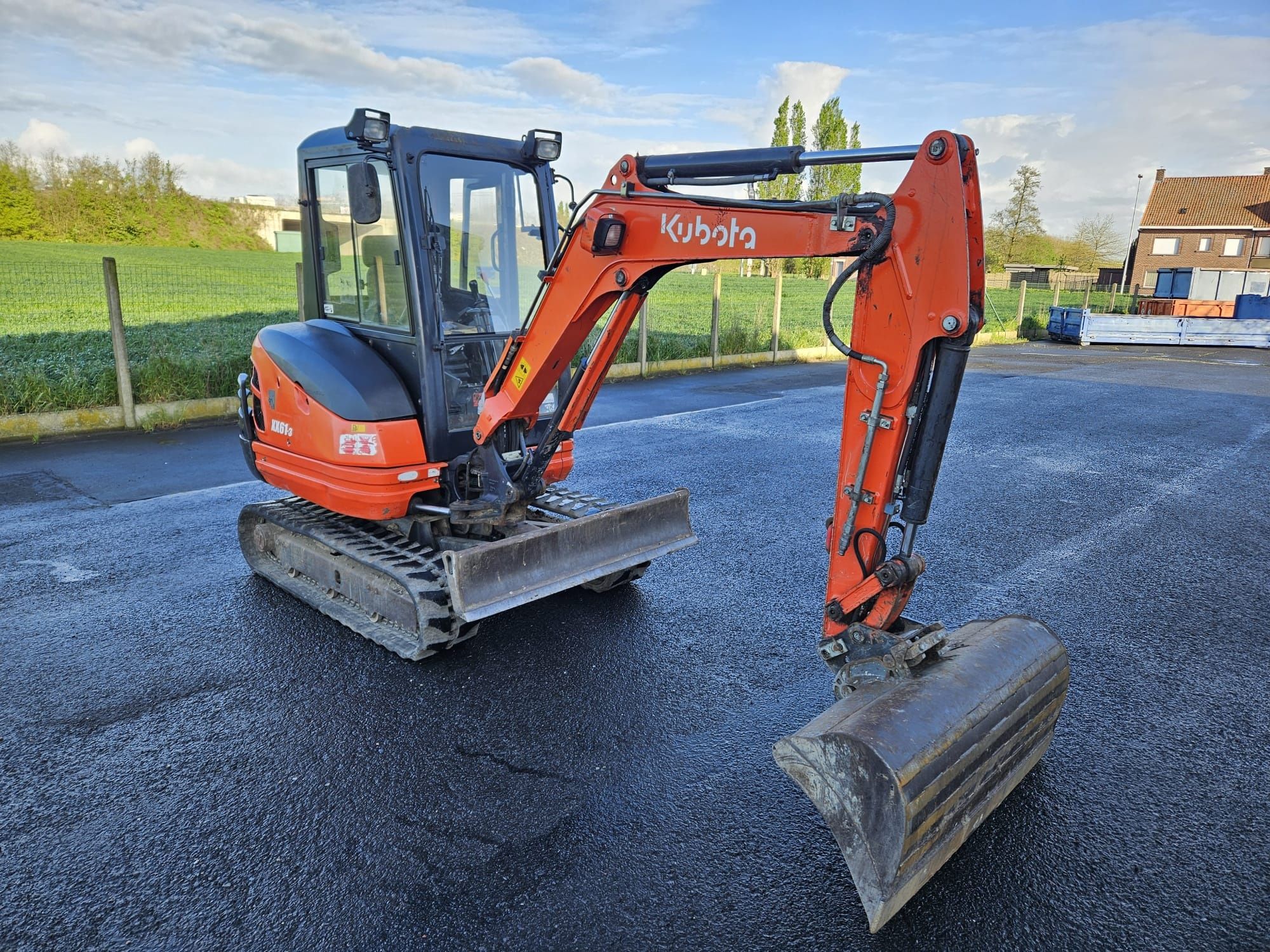 Miniexcavator kubota kx61-3 2014