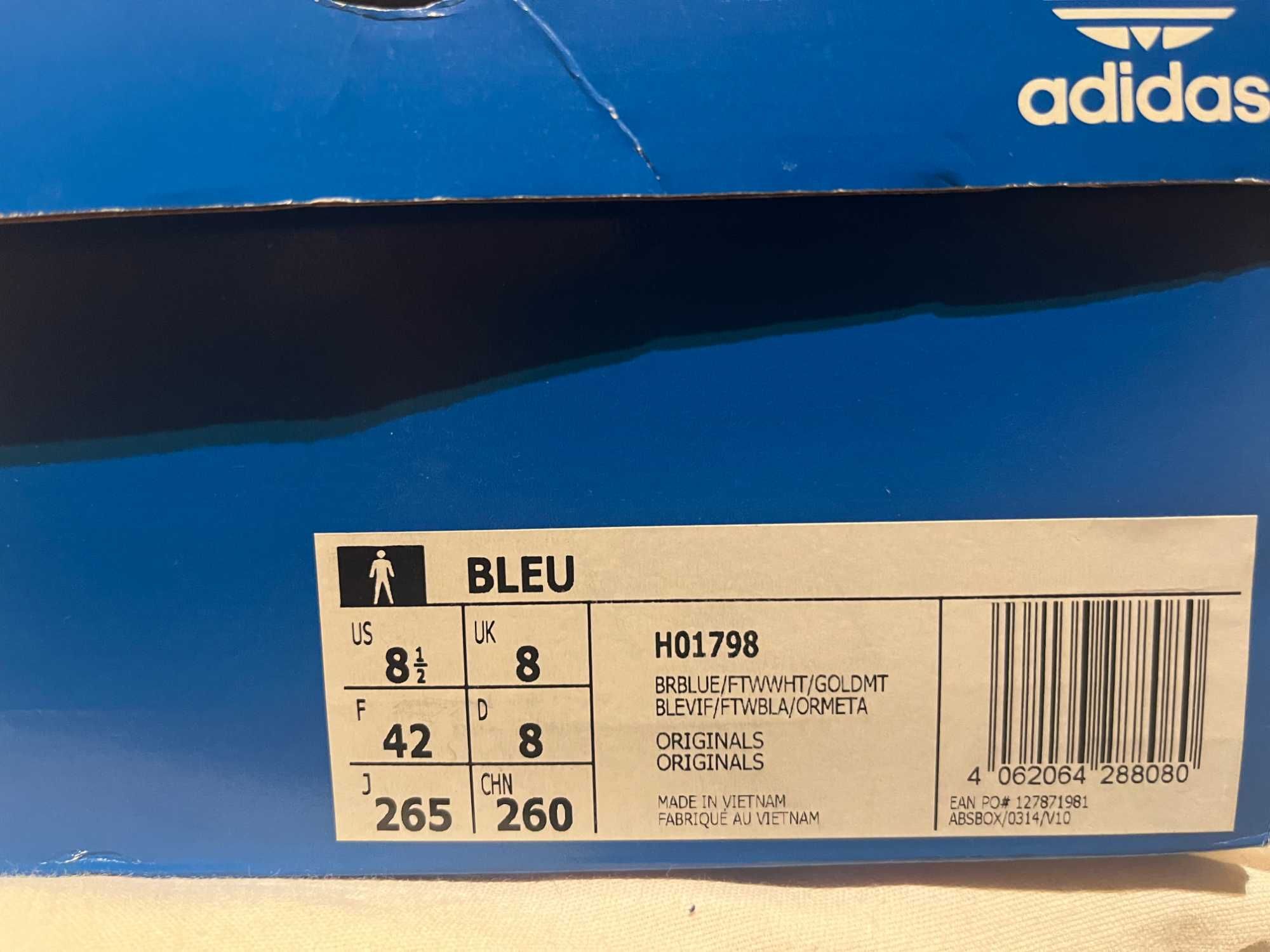 Adidas Originals Bleu Оригинални Маратонки 42 EU / 8 UK Синьо