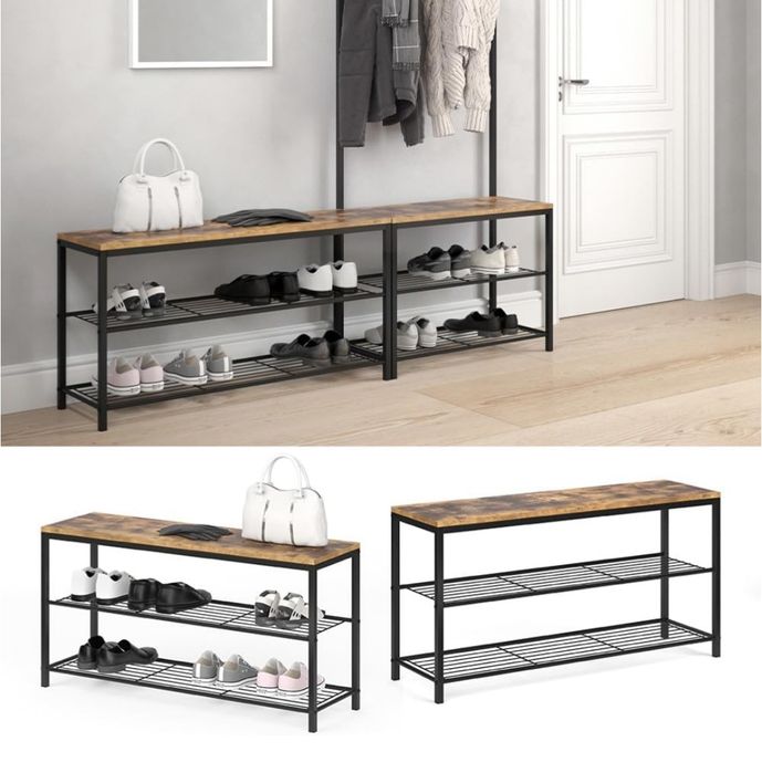 Стойка за обувки с пейка Vicco