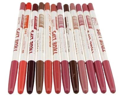 Set 12 creioane de buze Menow, True Lips