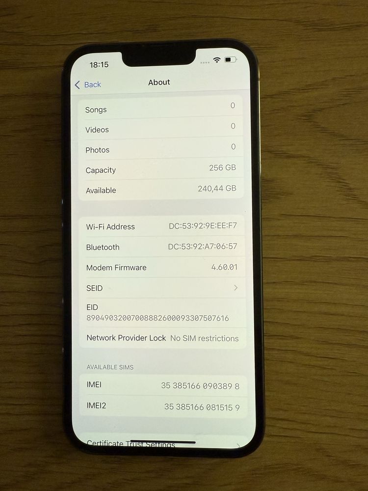 Бартер iphone 13 pro 256gb 100% green
