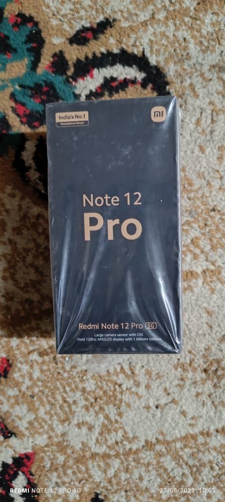 Mi redmi not 12pro 5G 8+8/128