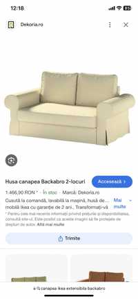 Canapea extensibila Backabro Ikea